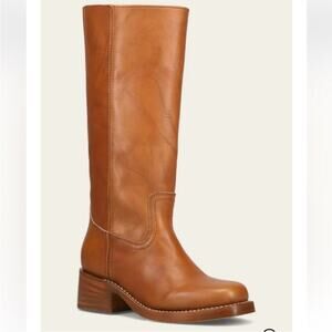 NWT Frye Campus 14L Boots Saddle Brown Size Women's 7